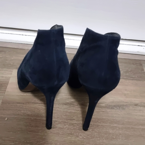 Navy suede high heels 👠 - Picture 4 of 6